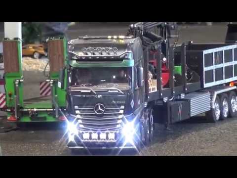 Special RC Truck Mercedes Actros Very Long Vehicle with double