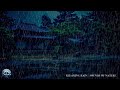 深い眠りのための雨と雷の音 - 不眠症のための雨音セラピー - ホワイトノイズ