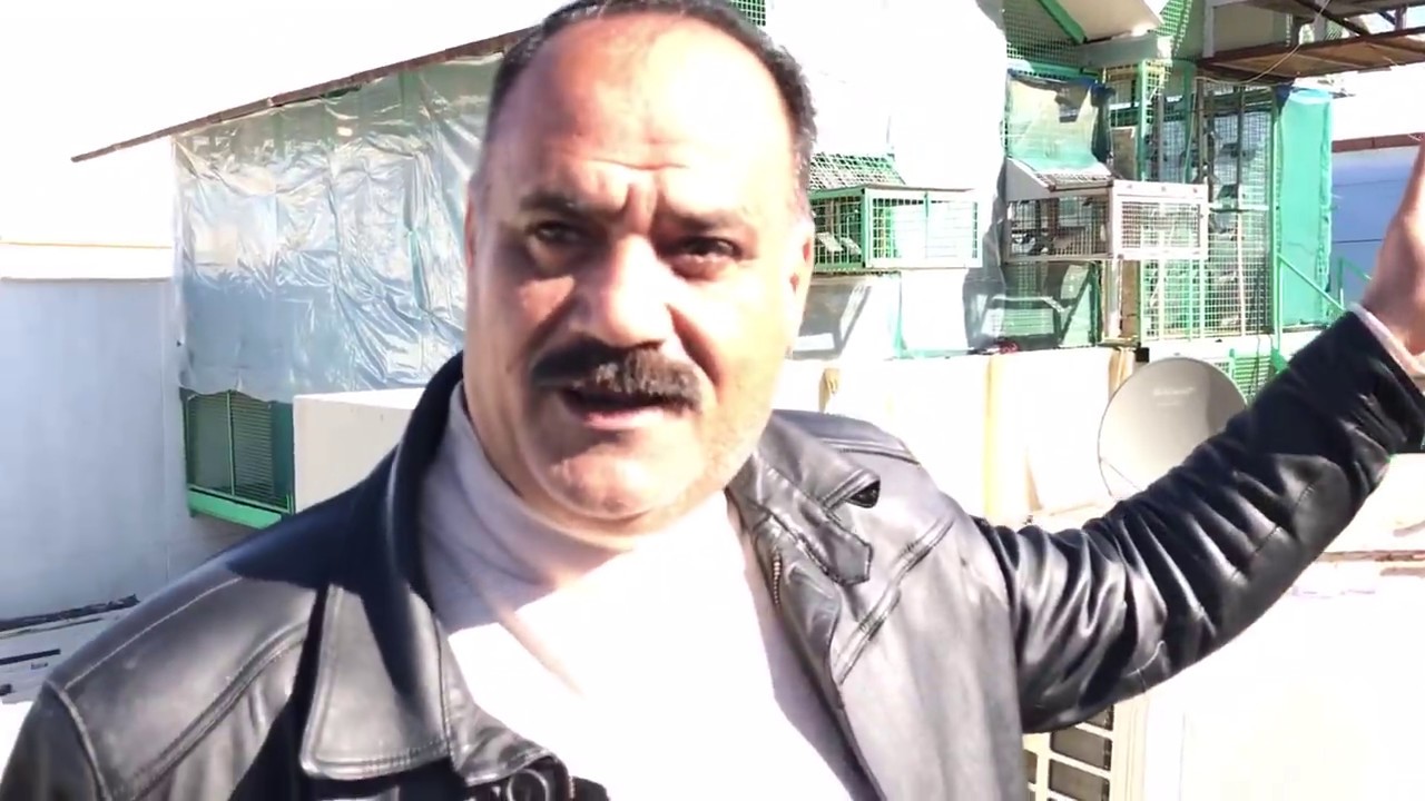 مقابلة سهيل المبارك مع  المرحوم بأذن الله سيد فاضل فخر الدين سباق نادي اربيل اثناء وصول الحمام