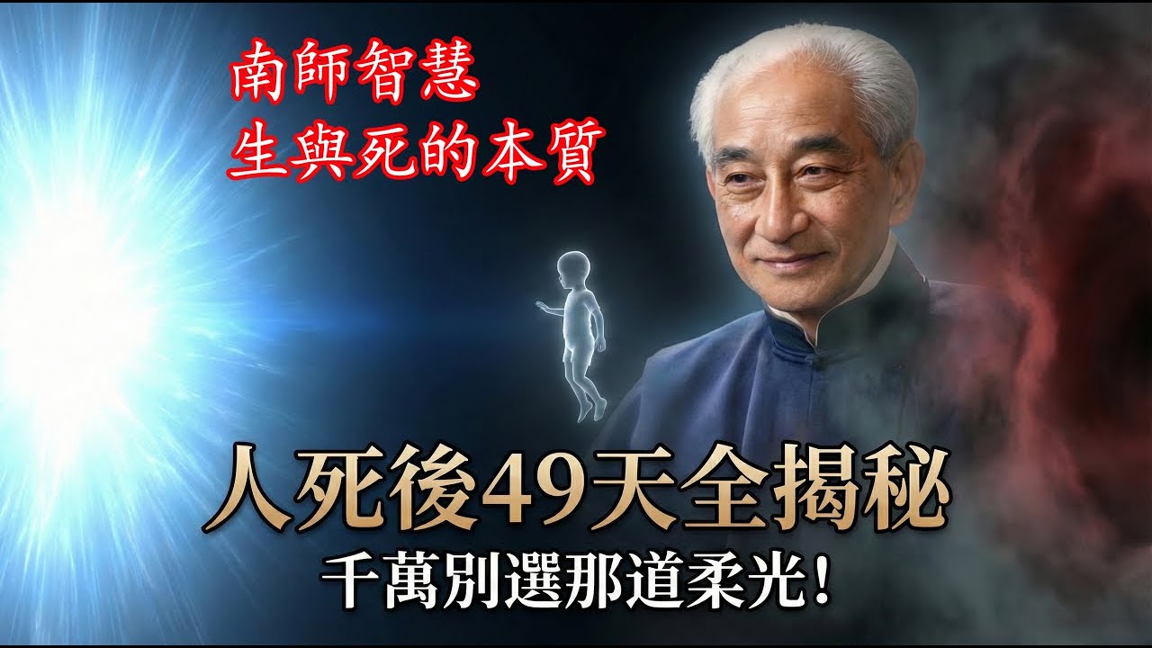 人死後七七四十九天究竟去哪了？南懷瑾獨家揭秘：這是你最後一次補考機會！