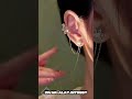 Butterfly Ear Cuff with Chain ✨Trendy Ear Climber Jewelry |No Extra Piercing #shorts #viral #fashion