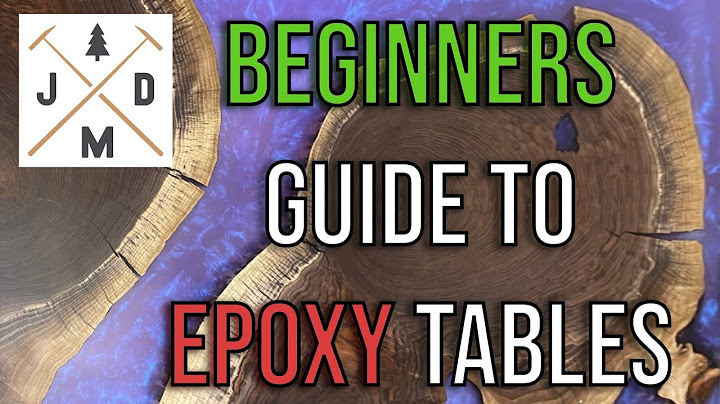 The Beginners Guide To Expert Epoxy Tables!