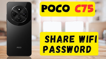 How to Share Wifi Password Poco C75