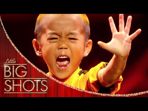 Mini Bruce Lee Recreates Game of Death | Little Big Shots