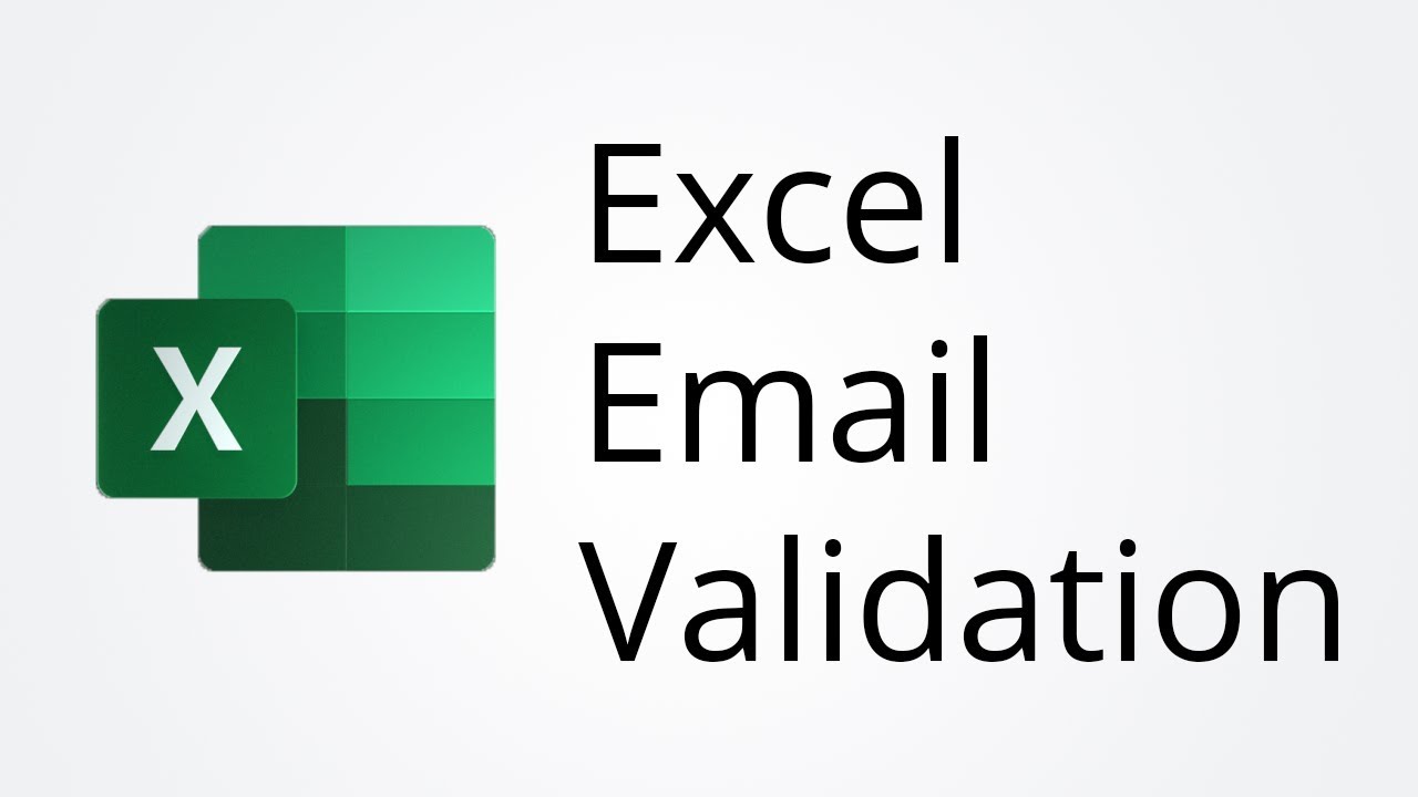  New Update  Excel 이메일 유효성 검사