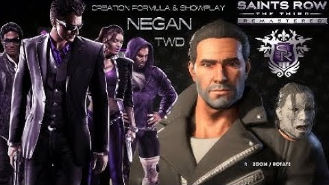 Saints Row 3 Remastered - Negan (TWD) [( creation formula & gameplay )] #JeffreyDeanMorgan