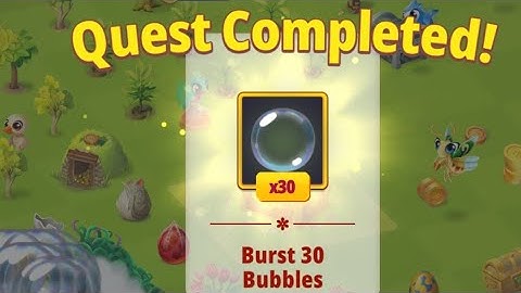 Merge Gardens Burst Bubbles