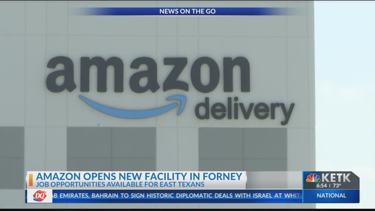 New Amazon facility in Forney creates job opportunities for East Texans