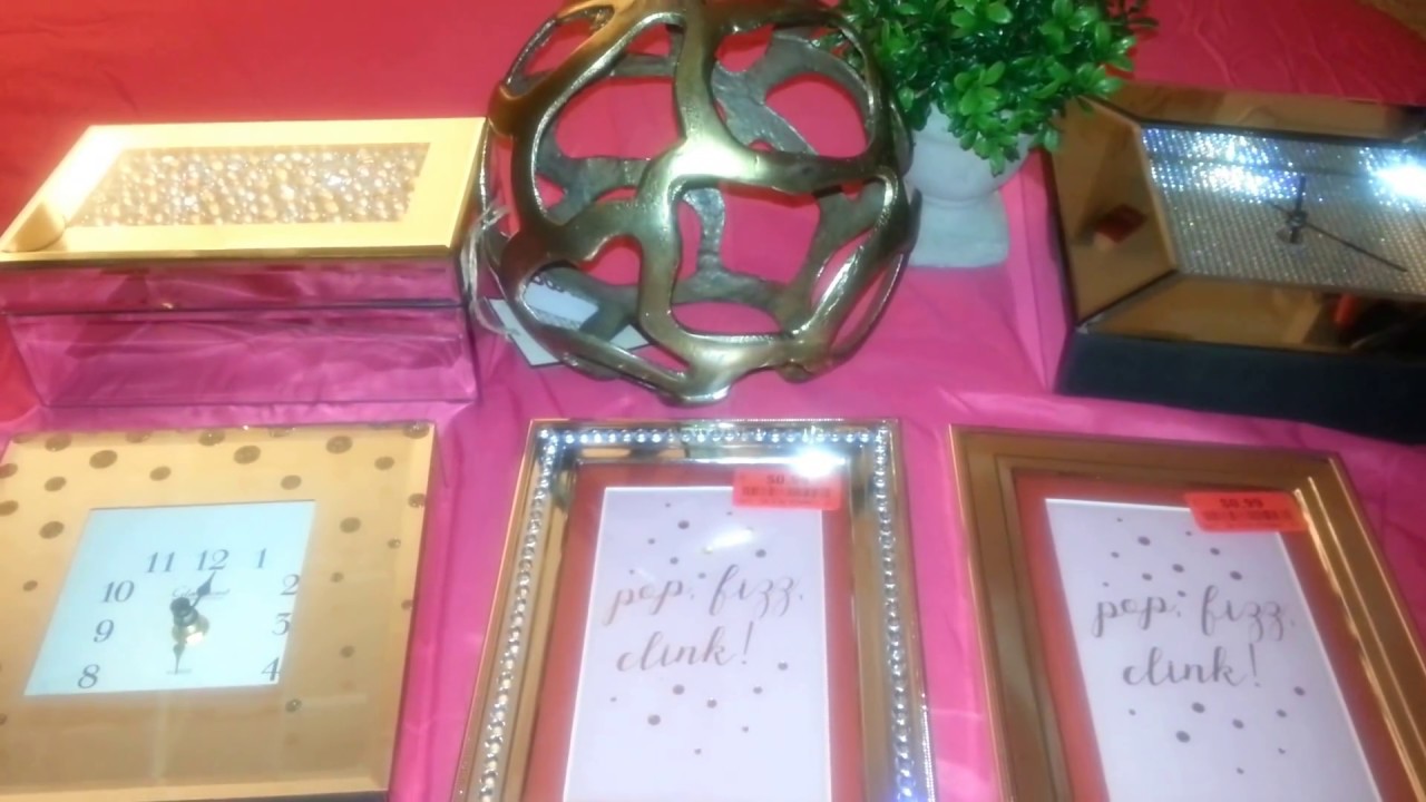 Bling home decor haul YouTube