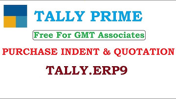 PURCHASE INDENT & QUOTATION