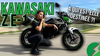 KAWASAKI PASSE À L’ÉLECTRIQUE ⚡️ Nouvelle Z e-1 !