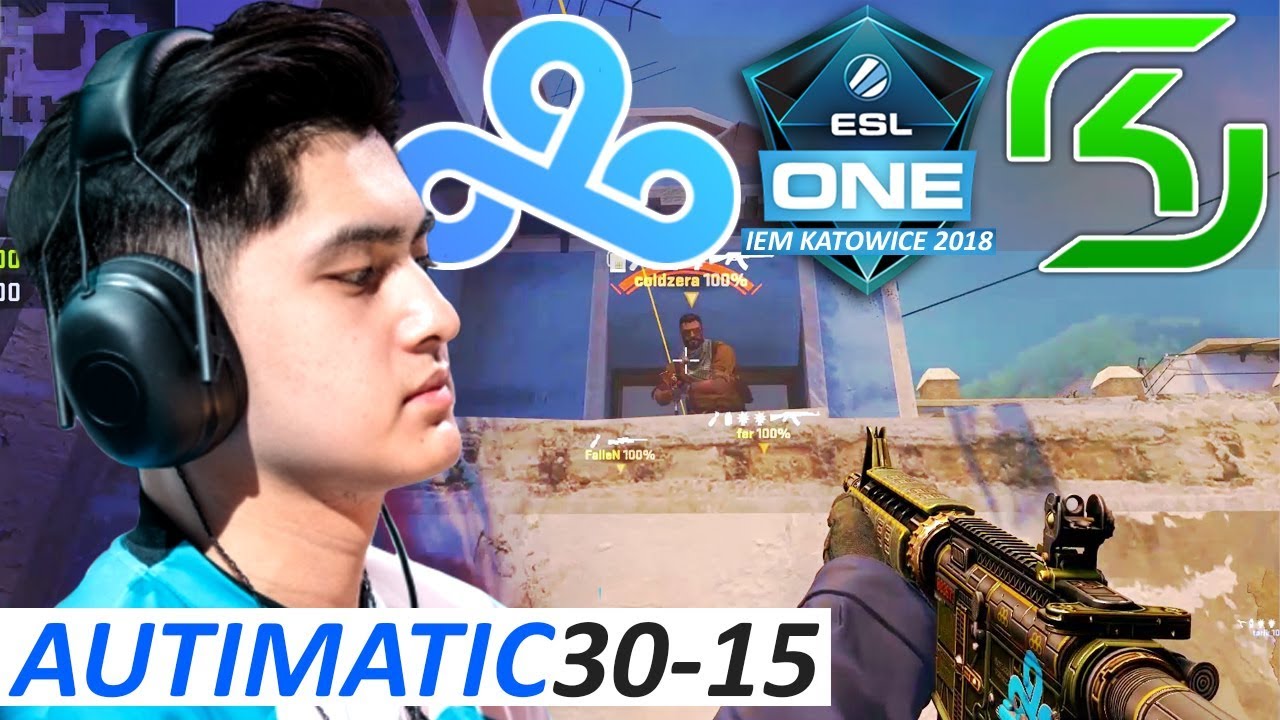 autimatic 30-15 / Cloud9 vs SK / IEM Katowice 2018 / Group A LB