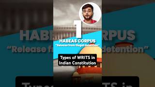 Types of WRITS in Indian Constitution | Habeas Corpus | Article 226 #writs #constitutionofindia