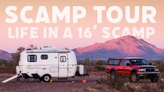 Scamp 16' DELUXE Model Tour | Our Home