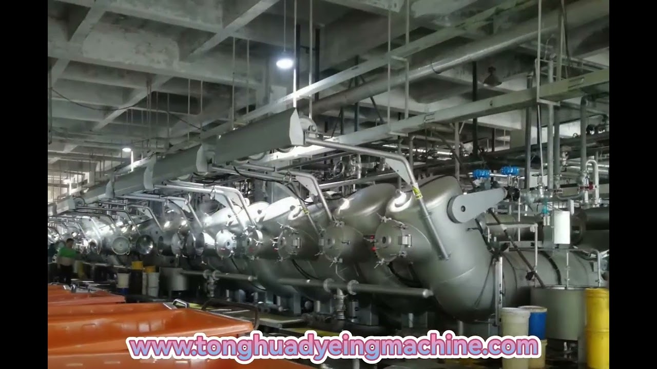 Tonghua Fabric Jet Dyeing Machine - dyeing process in factory