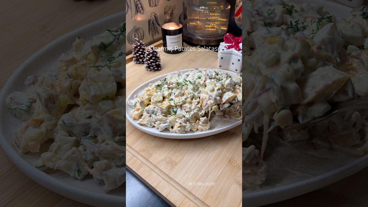 Evde Kolay ve Lezzetli! Kızarmış Patates Salatası Tarifi #shorts #pratiktarifler #kolaytarifler Evde Kolay ve Lezzetli! Kızarmış Patates Salatası Tarifi #shorts #pratiktarifler #kolaytarifler