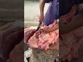 Beef Cutting Skills By Butcher - 1328 #beef #mutton #meat