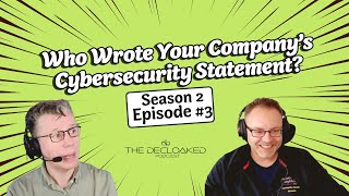 Who Wrote Your Company's Cybersecurity Statement? (Feat. Kayne McGladrey)♟ #cybersecurity #ciso