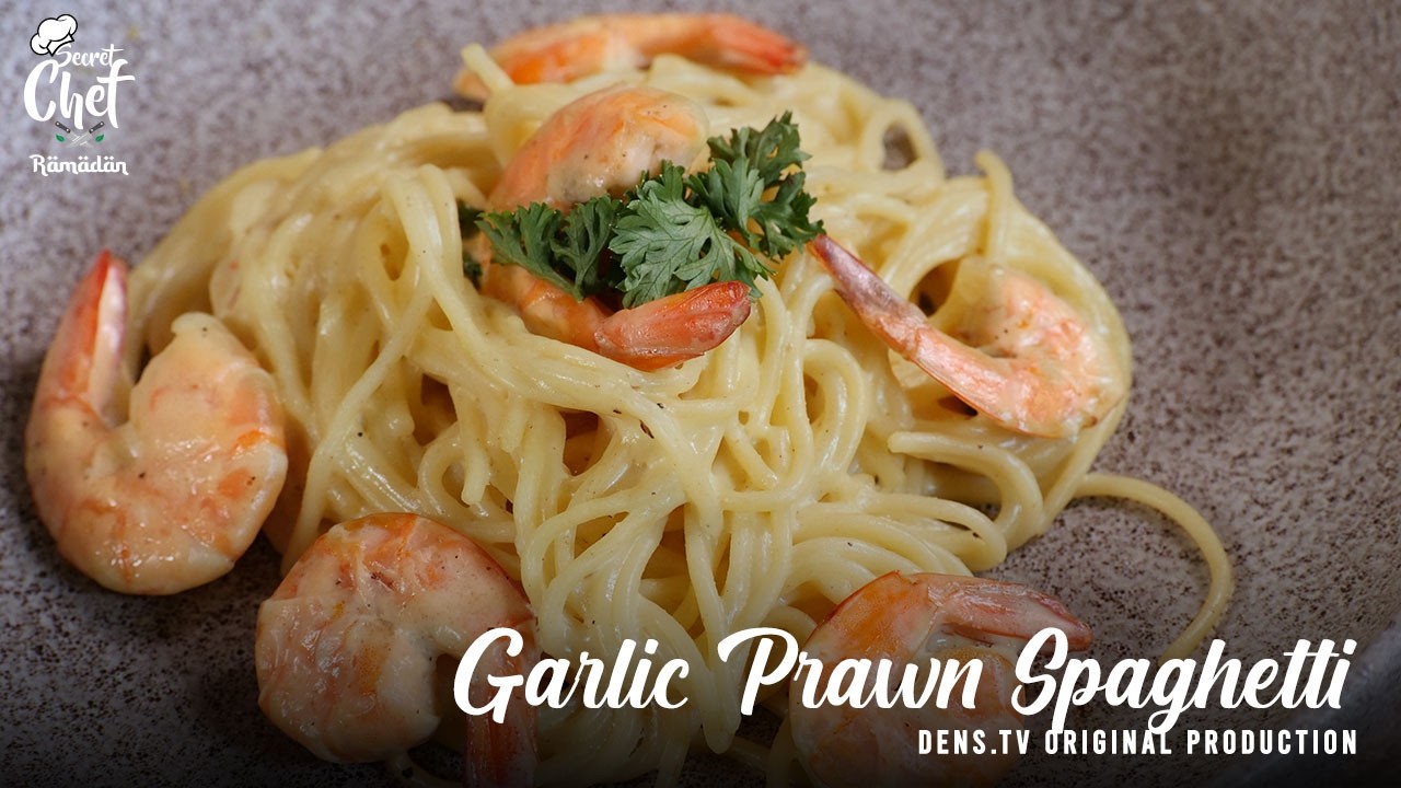 SECRET CHEF - GARLIC PRAWN SPAGHETTI