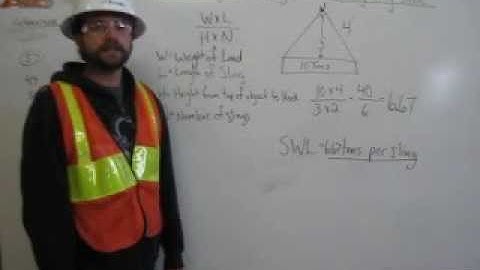 Rigger Certification 4 of 4-Safe Working Load Considering Sling Stress with Colin O
