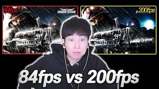 ์๋ ๋๊ฒฉ๋ณ! 84fps vs 200fps ์ ๊ฒฉ๋น๊ต