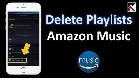 How To Delete Playlist Amazon Music