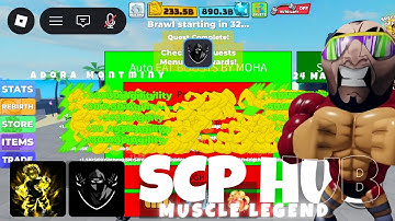 INSANE Auto Farm Script! SCP Hub Showcase for Muscle Legends🔥