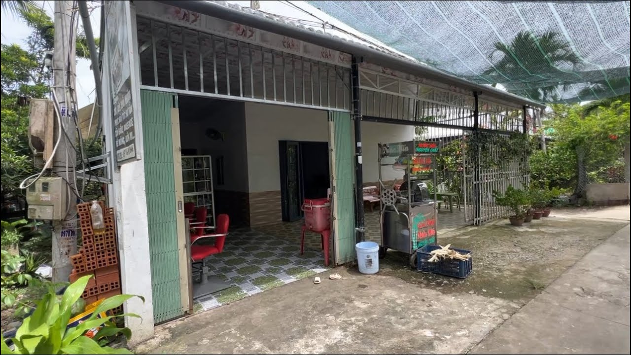 T.2853 bán ngôi nhà vườn miền Tây 1763m2 có 300m2 thổ cư có ao cá đường xe ô tô gần chợ Vĩnh kim 