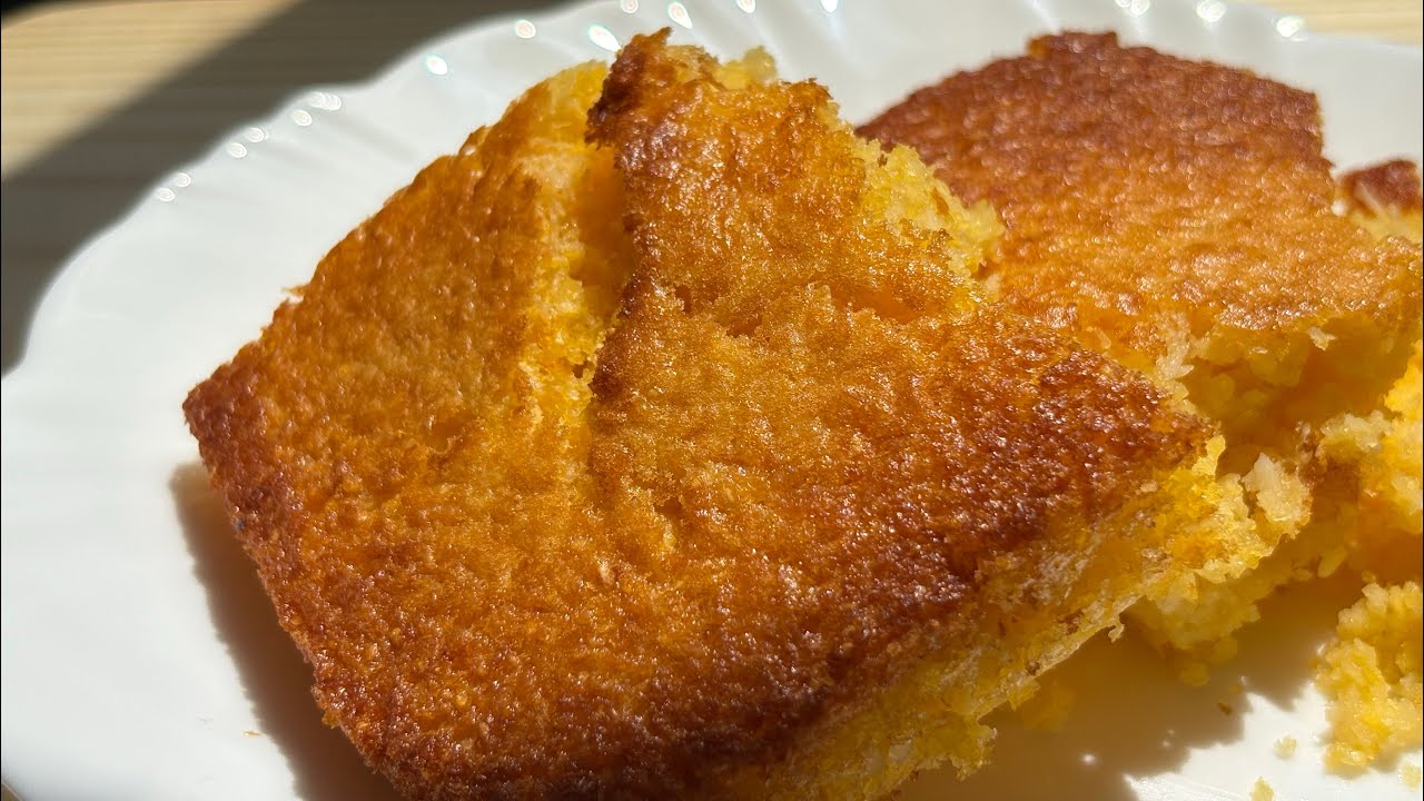 BOLO DE FLOCÃO DE MILHO COM COCO 🥥🌽 SUPER FOFINHO E FÁCIL | Receita Caseira Que Derrete na Boca!