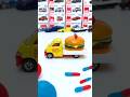 Tomica & Hot Wheels Factory🍔🚨Making Hamburger Car Police Car and More Emergency Vehicles!