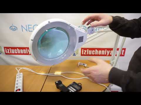 8062D3LED: обзор большой светодиодной лампы лупы