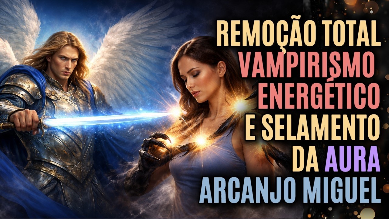 Limpeza Profunda ⚔️ Arcanjo Miguel | Remoção de Vampirismo Energético e Selamento da Aura