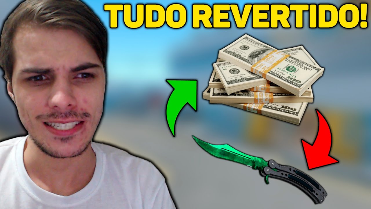 O MERCADO DO CS2 FICOU UM CAOS COM AS TROCAS REVERSAS!