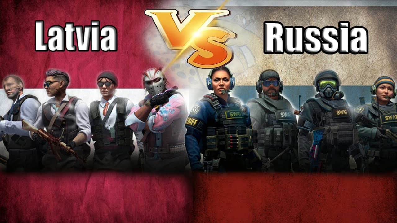 SHOW MATCH! LATVIA VS RUSSIA. CS:GO TOURNAMENT! 