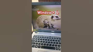 laptop/pc lock screen shortcut key||#howto #shorts #computertips #screenlock#moc