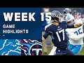 Lions vs. Titans Week 15 Highlights | NFL 2020