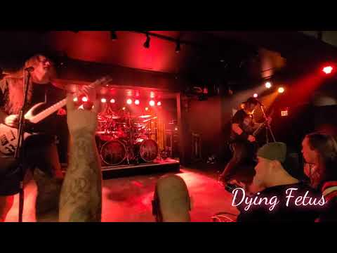 Dying Fetus, killing on adrenaline. live at Jewel music center NH 11-16-21