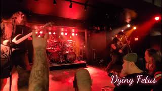 Dying Fetus, killing on adrenaline. live at Jewel music center NH 11-16-21