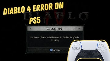 I Cant Play Diablo 4 Early On My PS5! ERROR 315306