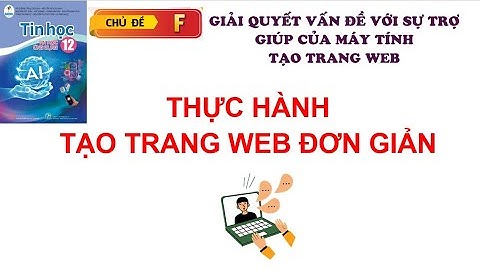 Thực hành tạo trang web đơn giản