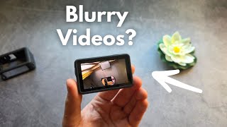 FIX - Videos are Blurry & Not in Focus on DJI Osmo Action 6 / 5 Pro ,4 ,3 ,2