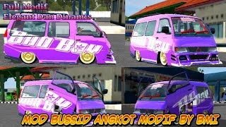 Mod Bussid Angkot Full Modif By BMI !! Free Link Download Mod Dan Template