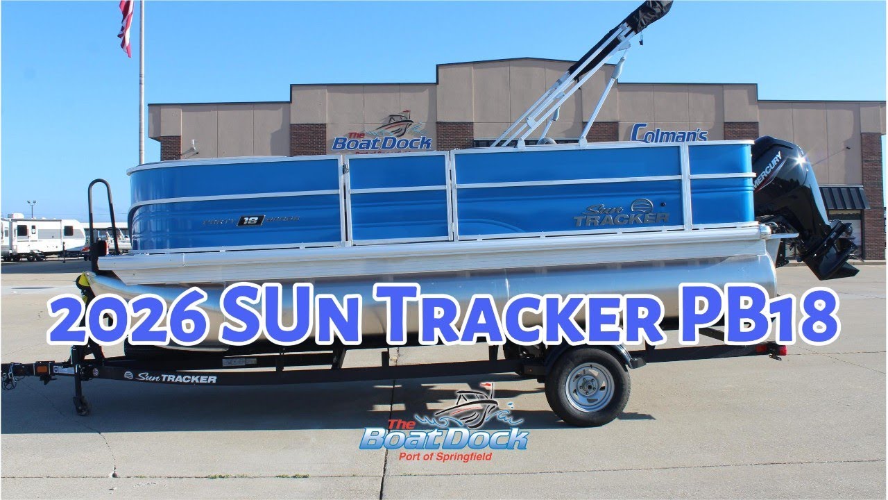 2026 Sun Tracker Party Barge 18 DLX | Compact Pontoon Built for Big Fun