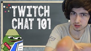 a crash course in twitch chatting