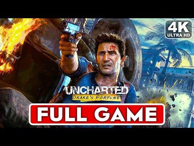 UNCHARTED: DRAKE'S FORTUNE REMASTERED Full Gameplay (PS5 4K 60FPS) No  Commentary 