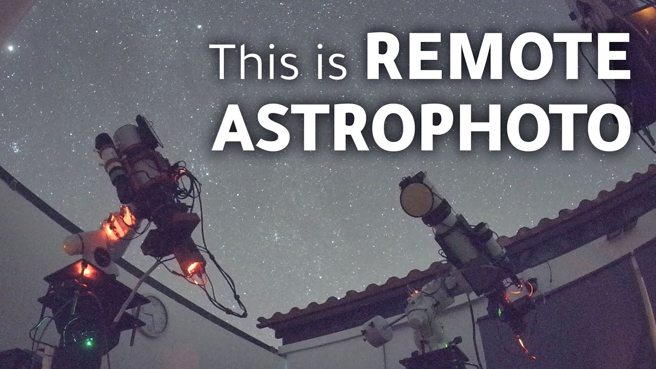 REMOTE Astrophotography 👉 How Stars are Captured 500 km away