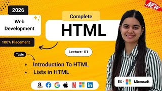 Html Lists Explained Ordered, Unordered Description Lists Delta Web Dev Course