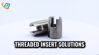 Explore our high-quality threaded insert solutions through a detailed product showcase