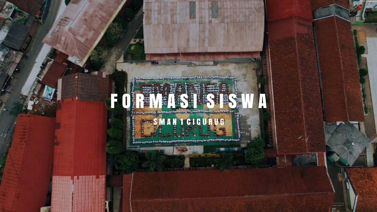 SISWA SMAN 1 CICURUG MEMBUAT FORMASI DRONE YANG SPEKTAKULER