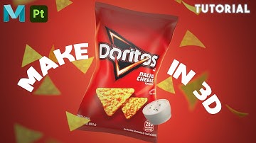 Create 3D Doritos Chips Modeling in Maya - Complete Tutorial